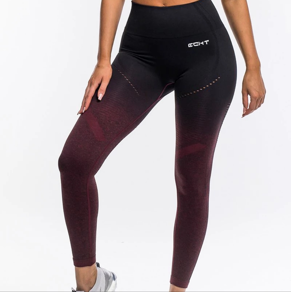 Echt Arise Seamless Leggings Ombre Berry/Black